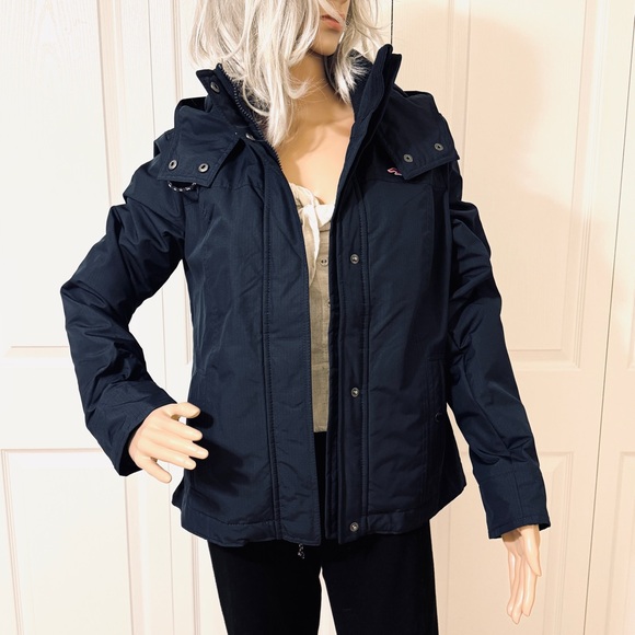 HOLLISTER Blue All Weather Jacket Sz Medium - Picture 15 of 15